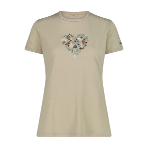 Koszulka Damska Merino 32T7166/P322 – Brązowa | Outdoor