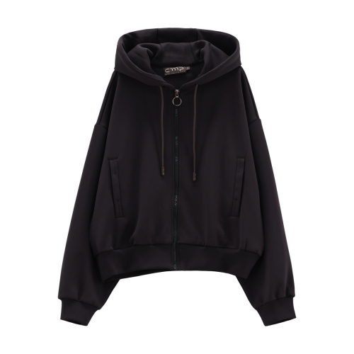 Bluza rozpinana z kapturem damska CMP 36D7386/U901 - czarna