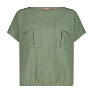 Koszulka Casual Damska 36L7856/E452 – Zielona | Leisure