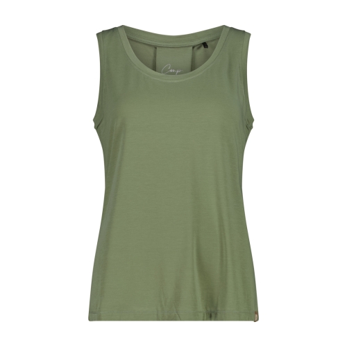 Top bez rękawów damski CMP 36N7916/E452 - zielony