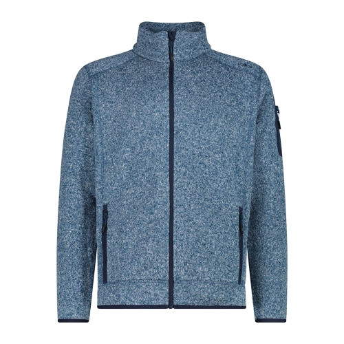 Bluza polarowa męska CMP Knit Tech - niebieska 3H60747N/07NV