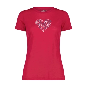 Koszulka Damska Merino 32T7166/B807 – Różowa | Outdoor