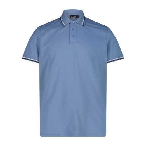 Koszulka polo męska CMP 36F8217/L709 - niebieska