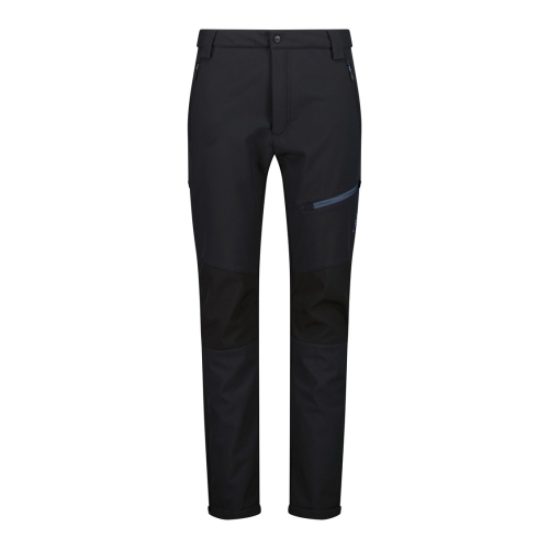 Spodnie softshell męskie CMP 30A1477/30UZ - czarne