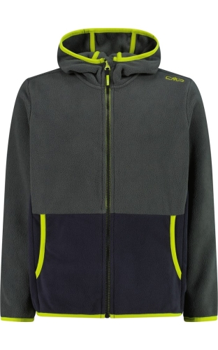 Bluza polarowa chłopięca CMP 32H1384/30FZ - szara