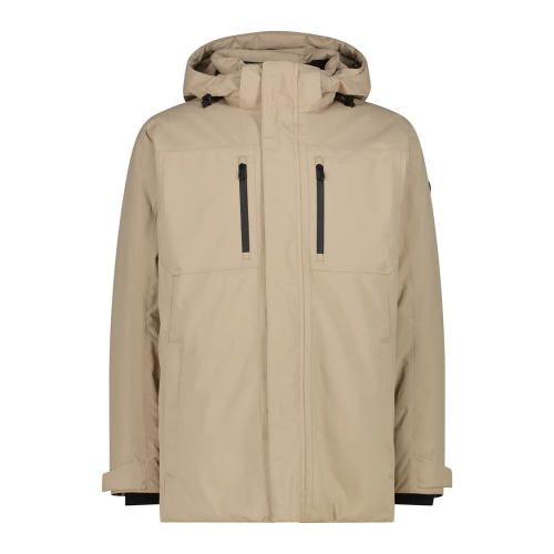 Parka zimowa męska CMP 36K2577/P719 - beżowa
