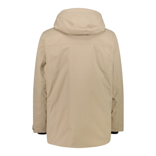 Parka zimowa męska CMP 36K2577/P719 - beżowa