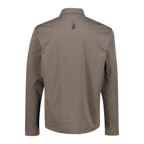 Koszulka polo z długim rękawem męska CMP 36N3517/P853 - beżowa