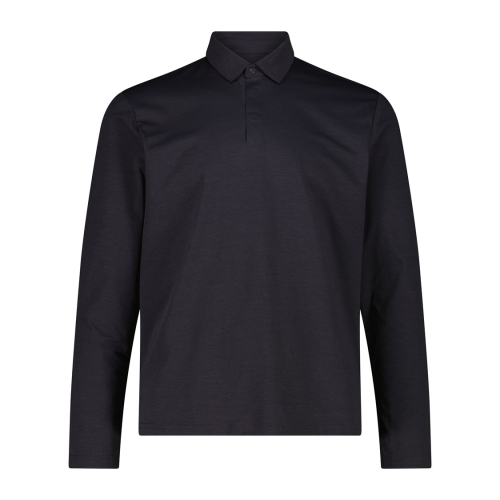Koszulka polo z długim rękawem męska CMP 36N3517/U423 - szara