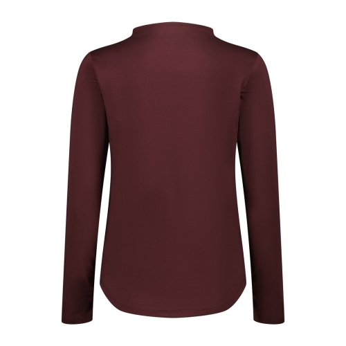Koszulka z długim rękawem damska CMP 36N4176/C512 - bordowa