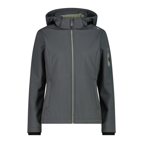 Kurtka softshell damska CMP 39A5006/F902 - ciemnozielona