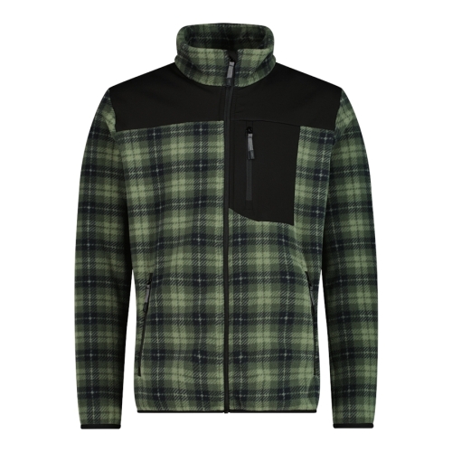 Bluza polarowa męska CMP 34H0597/34ZU - zielona