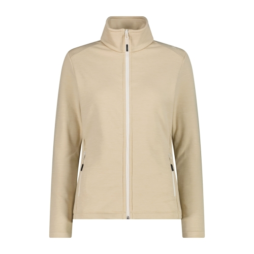 Bluza polarowa damska CMP Stretch Performance 30E9686/P341 - brązowa