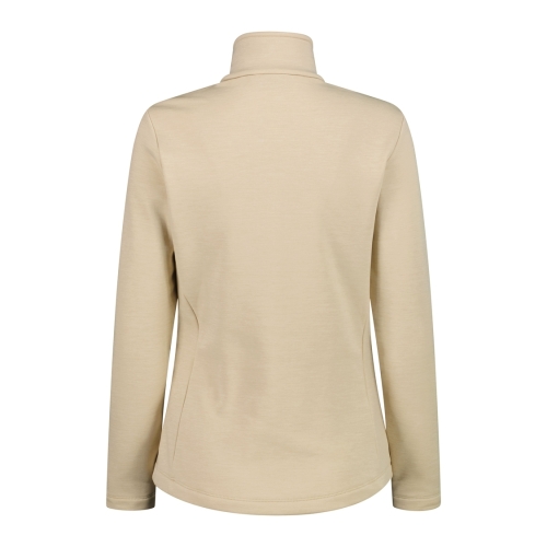Bluza polarowa damska CMP Stretch Performance 30E9686/P341 - brązowa