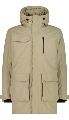 Parka zimowa męska CMP 36K2587/P719 - beżowa