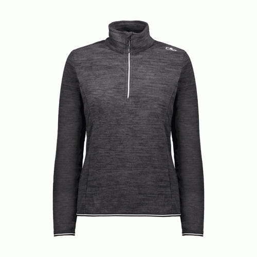 Bluza polarowa damska CMP ze stójką - czarna 30G0496/U973