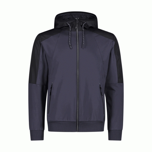 Kurtka zimowa męska CMP z kapturem Dry Function - szara 32C6997/U423