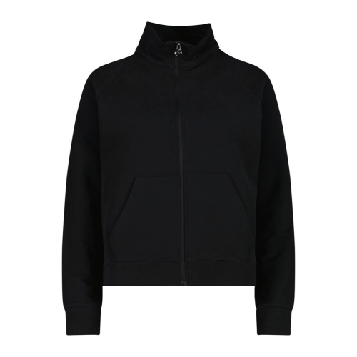 Bluza turystyczna damska CMP rozpinana ze stójką - czarna 36D3896/U901