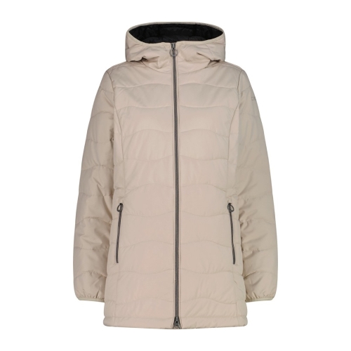 Parka zimowa damska CMP 36K2086/P220 - beżowa