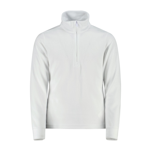 Bluza polarowa dziewczęca CMP ze stójką - biała 36G1575/A001