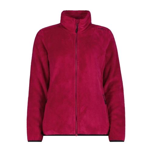 Bluza polarowa damska CMP 38P1536/C489 - amarantowa