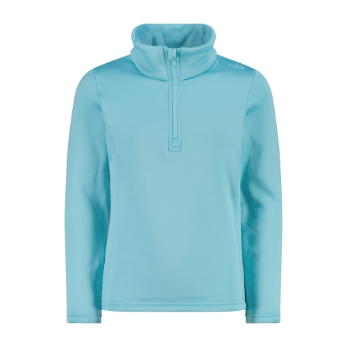 Bluza dziewczęca CMP ze stójką - turkusowa 39E2245/E408