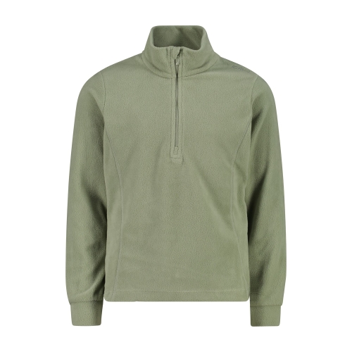 Bluza polarowa dziewczęca CMP Second Layer ze stójką - jasnozielona 3G28235/E624