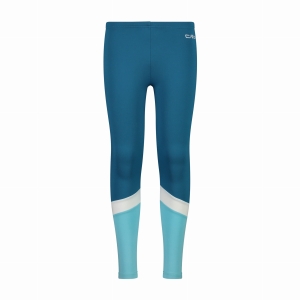 Spodnie Dziewczęce Trek 32D4395/L819 – Turkusowe | Outdoor