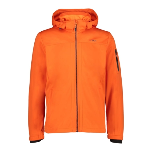 Kurtka softshell męska CMP 39A5027/C704 - pomarańczowa