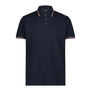 Koszulka Polo Casual Męska 39D8367/N950 – Granatowa | Leisure