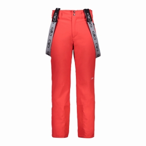 Spodnie Narciarskie Męskie Waterproof 39W1817/C580 – Czerwone | Ski