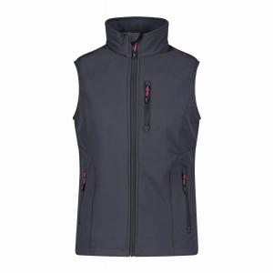 Bezrękawnik Damski Softshell 3A01186/19UM – Grafitowy | Outdoor