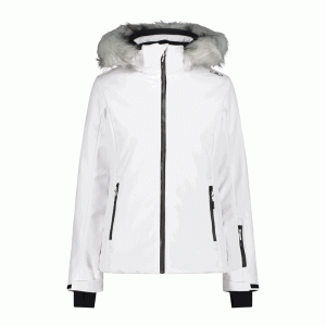 Kurtka Narciarska Damska Softshell 31W0196F/A001 – Biała | Ski