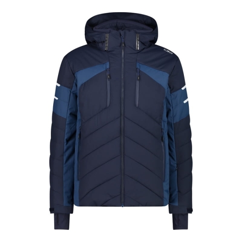 Kurtka narciarska męska CMP z kapturem Clima Protect - granatowa 31W0377/N950