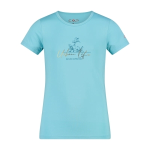 Koszulka Dziewczęca Dry Function 31T8395/L430 – Turkusowa | Outdoor