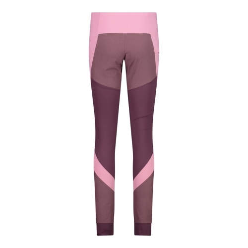 Legginsy sportowe damskie CMP 33T6256/C904 - bordowe