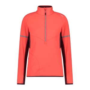 Bluza Damska Grid Tech 33E0946/C649 – Pomarańczowa | Second Layer