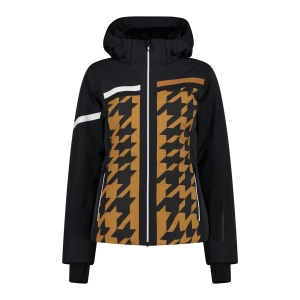 Kurtka Narciarska Damska Waterproof 33W0306/31ZP – Brązowa | Ski