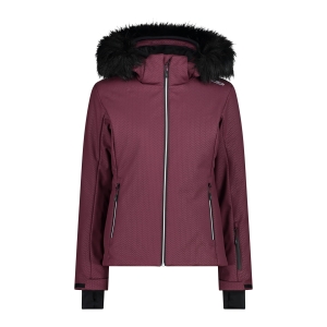 Kurtka Narciarska Damska Waterproof 33W0646F/C919 – Bordowa | Ski
