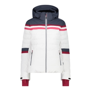 Kurtka Narciarska Damska Waterproof 33W0736/A001 – Biała | Ski