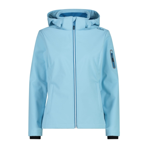 Kurtka softshell damska CMP 39A5006/L219 - turkusowa