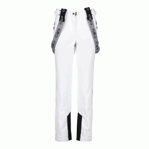 Spodnie Narciarskie Damskie Waterproof 3W03106/88BG – Białe | Ski