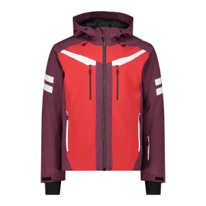 Kurtka Narciarska Męska Waterproof 33W0787/C919 – Bordowa | Ski