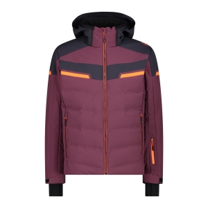 Kurtka Narciarska Męska Waterproof 33W0887/C919 – Bordowa | Ski