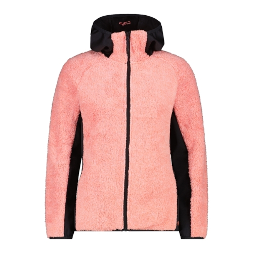 Bluza polarowa damska CMP 35P2876/B312 - różowa