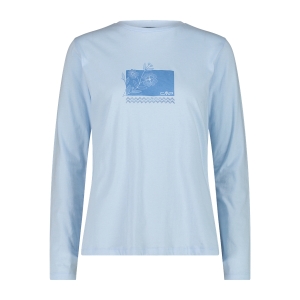 Koszulka Casual Damska 33F3456/L525 – Niebieska | Leisure