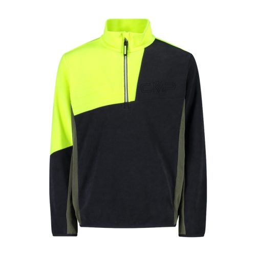 Bluza polarowa chłopięca CMP ze stójką - zielona 33G1204/01US