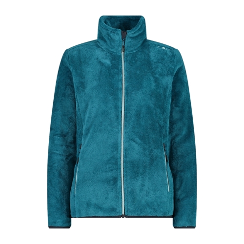 Bluza polarowa damska CMP 38P1536/E867 - turkusowa
