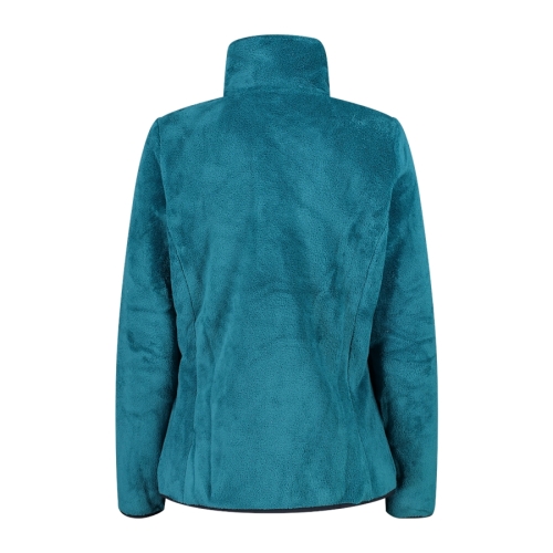 Bluza polarowa damska CMP 38P1536/E867 - turkusowa