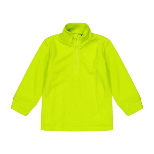 Bluza polarowa dziecięca CMP ze stójką - limonkowa 3G28133KB/E112